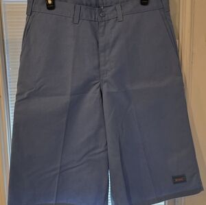 Dickies Men's Flat Front Shorts in Light Blue